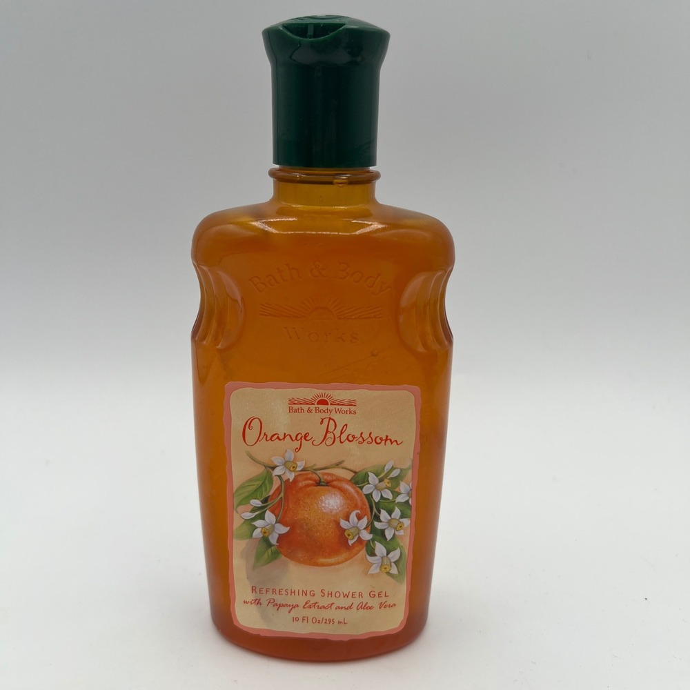 VTG Bath & Body Works Orange Blossom  Shower Gel 10oz  Discontinued NOT SEALED